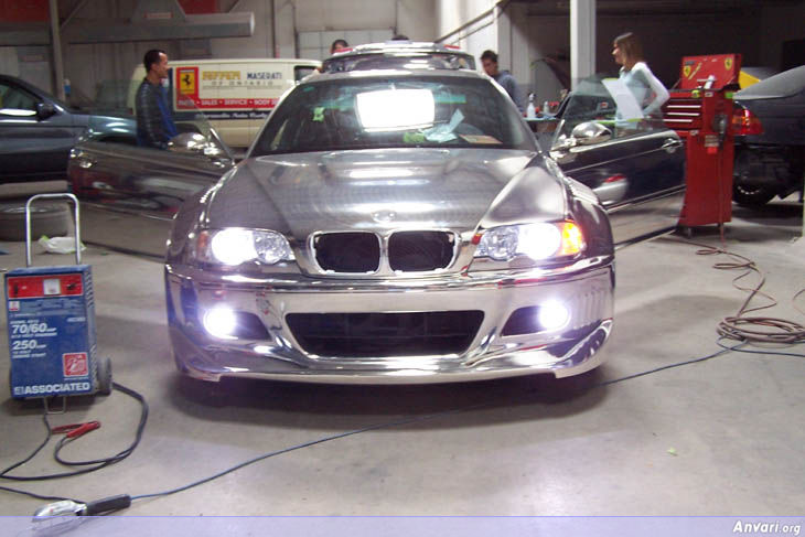 Bmw m3 chrome paint #7