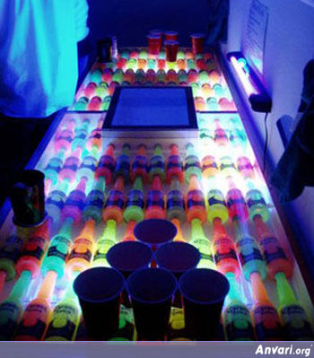LCDBlackLight Beer Pong - Beer Pong Tables 