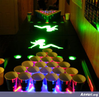 Neon Beer Pong Table - Beer Pong Tables 