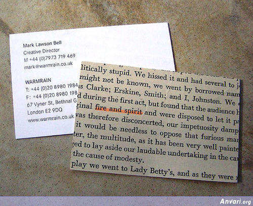 Business Card Design 203 - Business Cards 