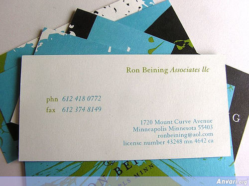Business Card Design 206 - Business Cards 