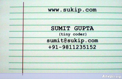 Sumit - Creative Business Card Design Ideas 
