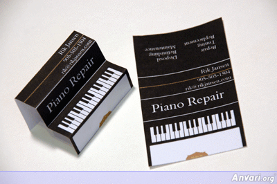 pianoBusinessCard - Creative Business Card Design Ideas 