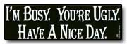 Bumper Sticker 005 - Funny Bumper Stickers 