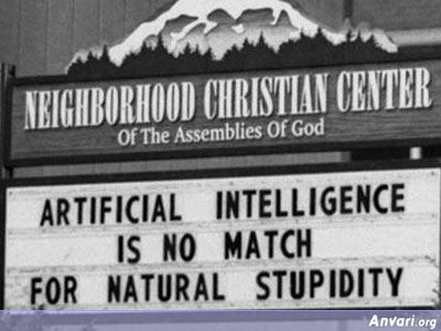 Church Sign Intelligence - Funny Church Signs 