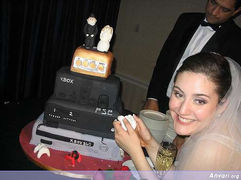 Geeky Cake ef01 - Geeky Wedding Cakes 