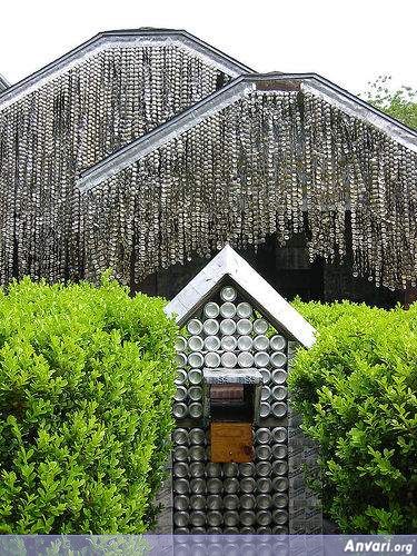 4 - House Built from Beer Cans 