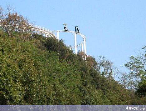 Pedal 3rd Corner - Human Powered Roller Coaster in Japan 