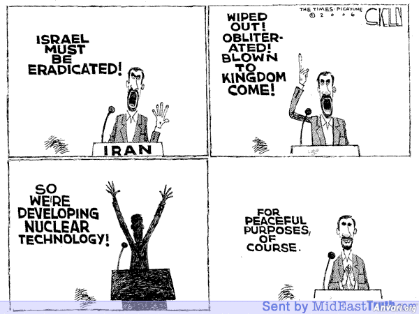 Cartoon 23 - Political Cartoons about Iran 