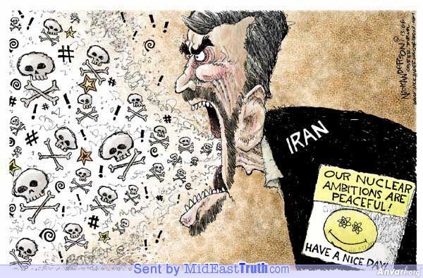 Cartoon 25 - Political Cartoons about Iran 