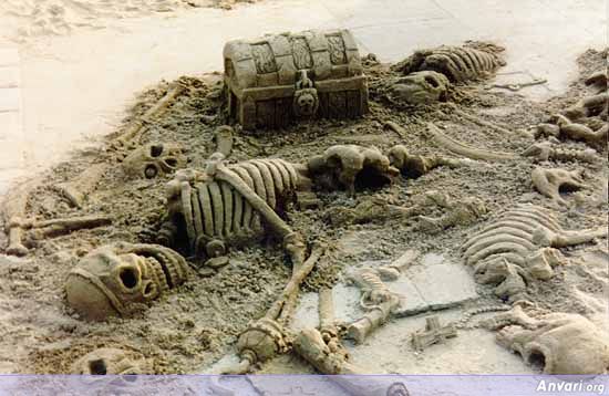 skeletons - Sand Art 