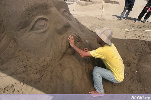 Sand Art 02 - Sand Art in Iran 