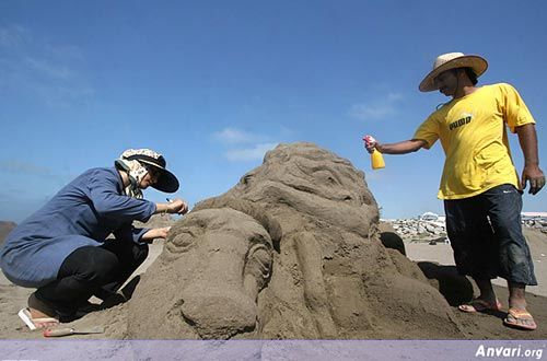 Sand Art 05 - Sand Art in Iran 