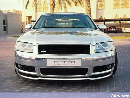 Silver Audi A8 2 - Sheikh Zayed Bin Sultan House 