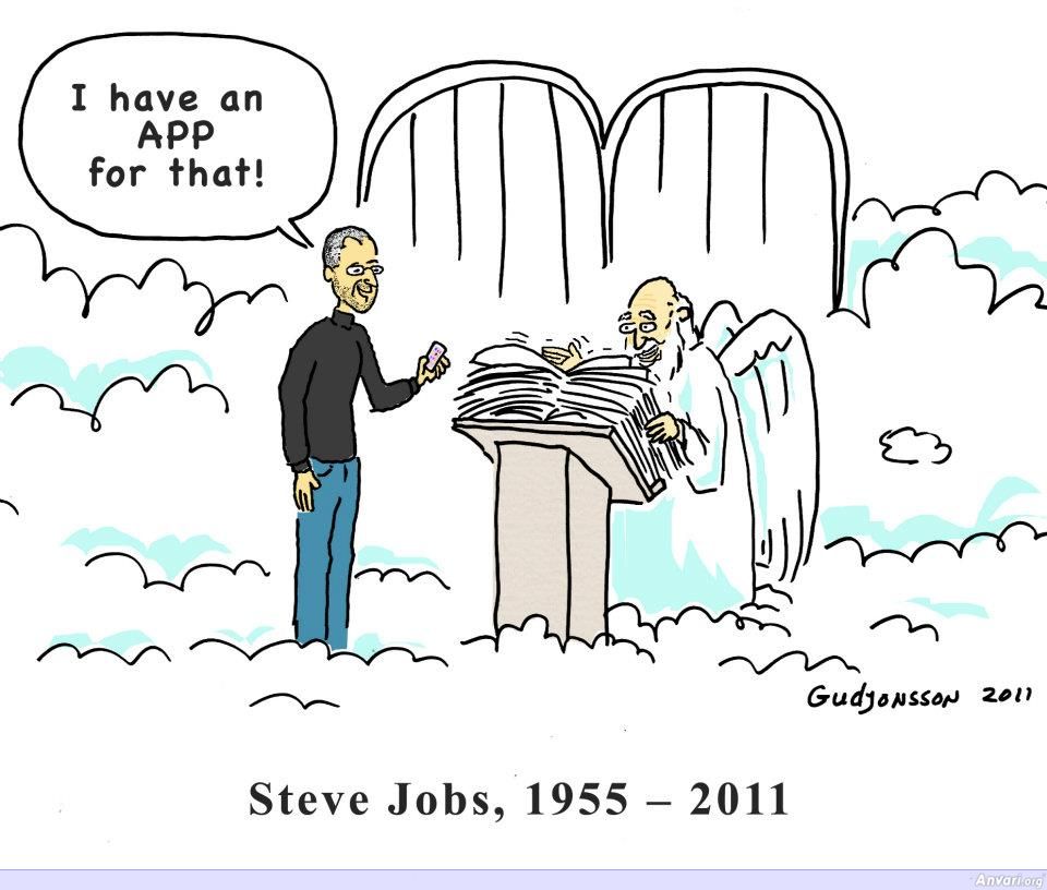 Steve Jobs has an App for God - Steve Jobs Jokes 