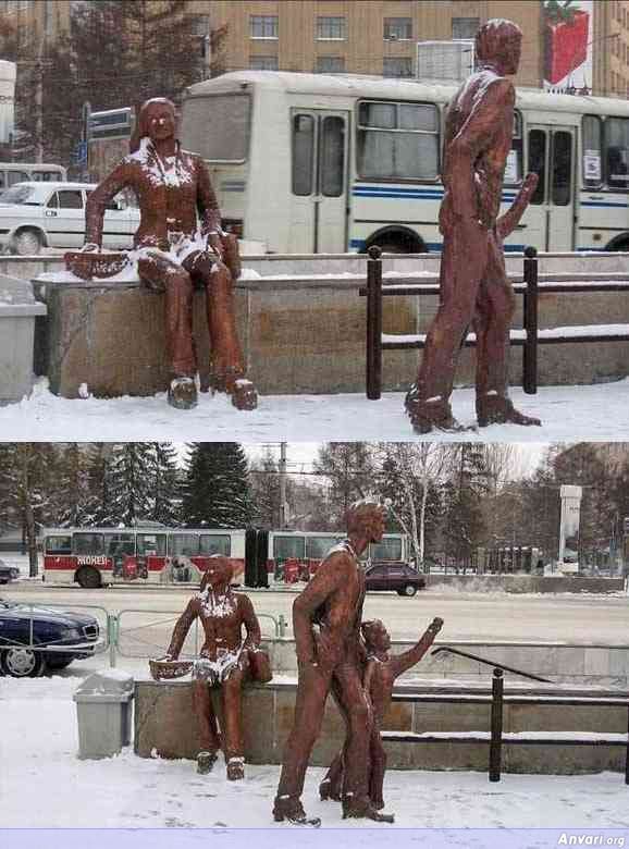 Optical Illusion - Strange Statues around the World 