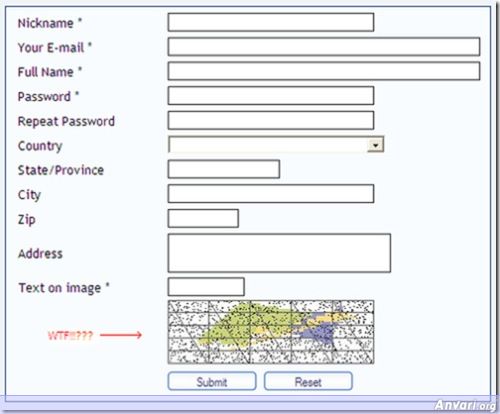 cantread - Strangest Captchas on the Web 