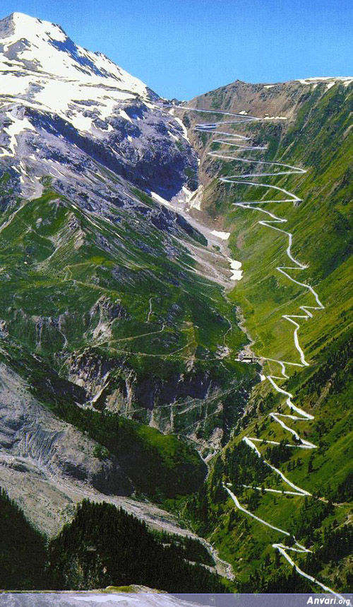 Stelvio Pass Road Redefining Switchbacks - Stelvio Pass Road Redefining Switchbacks 