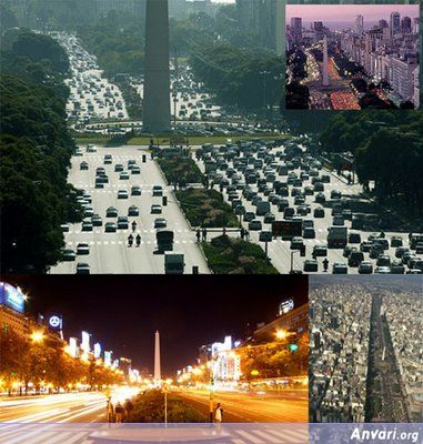 The Widest Road Buenos Aires Argentina - The Most Unusual Roads in the World 