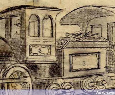 Detail Steam Engine Number 3 - Typewritter ASCII Art 