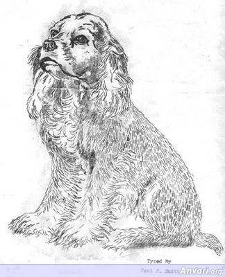 My Dog - Typewritter ASCII Art 