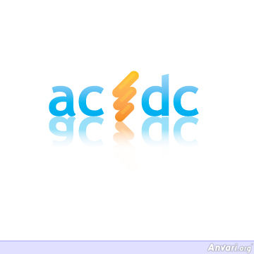 AC DC - Web 2.0 Logo of Famous Companies 