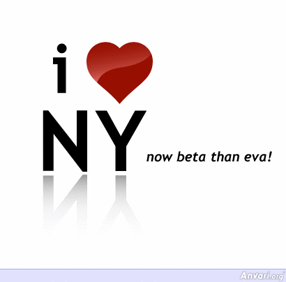 I Love NY - Web 2.0 Logo of Famous Companies 