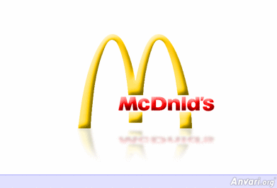 Mcd - Web 2.0 Logo of Famous Companies 