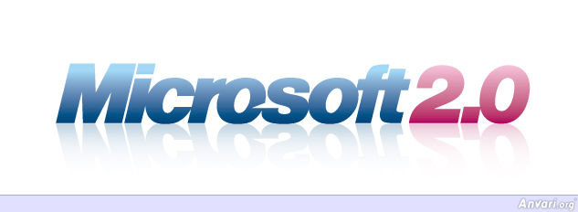 MsftLogo - Web 2.0 Logo of Famous Companies 