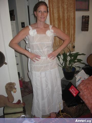 Heidi1 - Wedding Dresses Made of Toilet Paper 