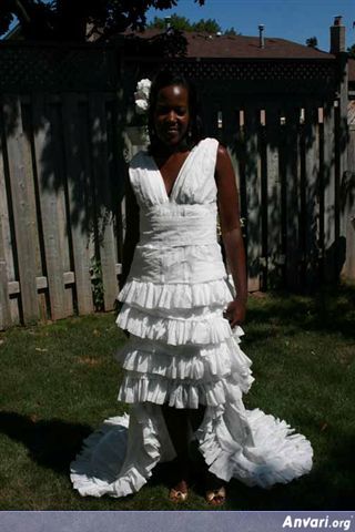 ShelleyDanclar1a - Wedding Dresses Made of Toilet Paper 