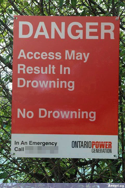 No Drowning - Weird Signs 