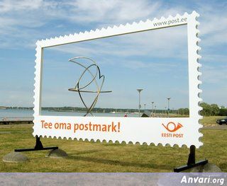 Outdoor Advertising Small Billboard Stamps - Funny Billboard Ads 