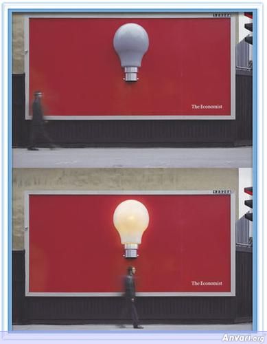 Outdoor Advertising The Economist - Funny Billboard Ads 