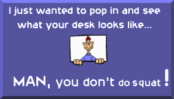 Checking Your Desk - Job 