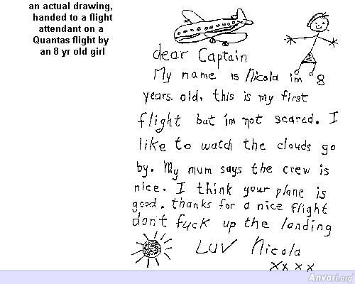 First Flight Letter - First Flight Letter 