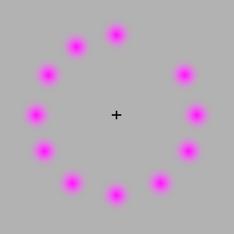 Violet Dots - Optical Illusions 