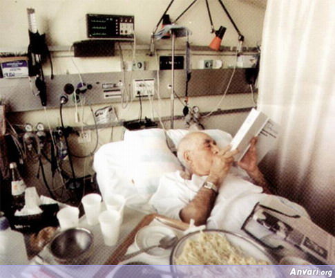Last days of Dr Hessabi in the Hospital
