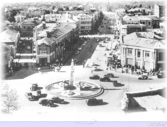 Mokhberodoleh Square Tehran 1953 - Mokhberodoleh Square Tehran 1953 