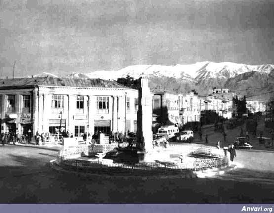 Mokhberoldoleh Square Tehran 1957 - Mokhberoldoleh Square Tehran 1957 