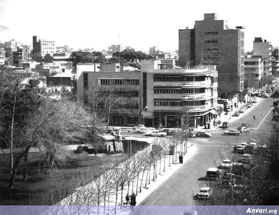 Takhte Jamshid (Taleghani) Avenue Tehran 1956 - Takhte Jamshid (Taleghani) Avenue Tehran 1956 