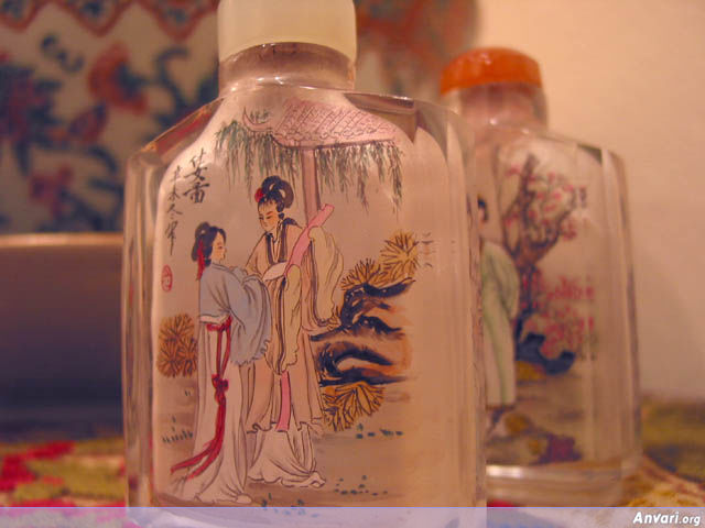 Chinese Miniature Painting in Glass - Chinese Miniature Painting in Glass 