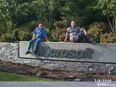 Hooman and Ahmad at Microsoft - Hooman and Ahmad at Microsoft 
