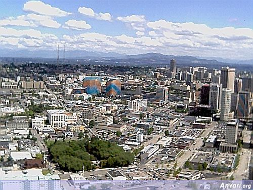 Seattle View from Space Needle - Seattle View from Space Needle 