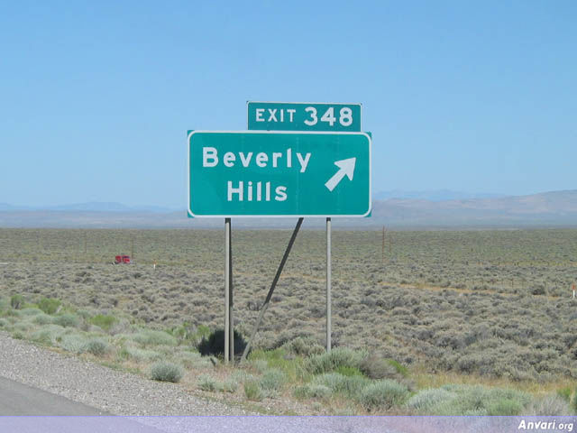Beverly Hills Exit in Nevada - Beverly Hills Exit in Nevada 