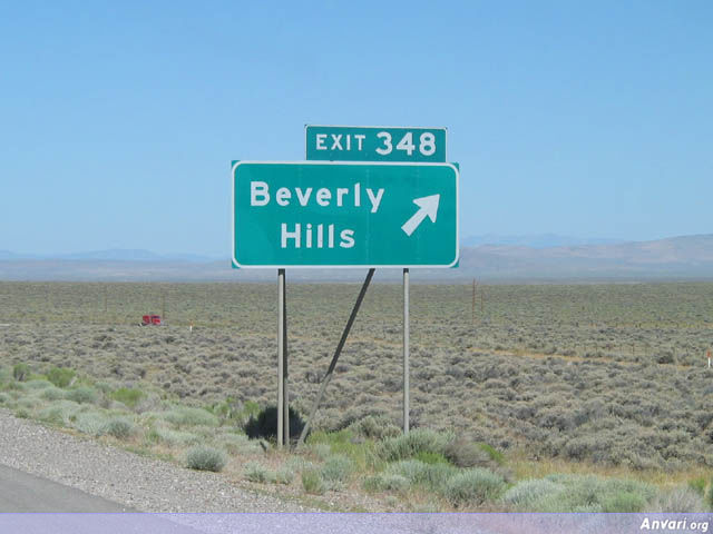 Beverly Hills Exit in Nevada - Beverly Hills Exit in Nevada 