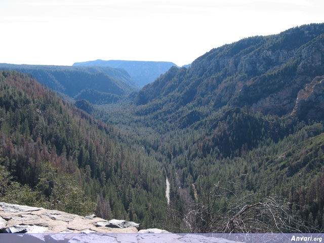 Beautiful View of Oak Creek Canyon - Beautiful View of Oak Creek Canyon 