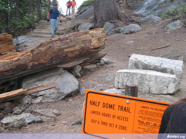 Bahram Coming Down from Half Dome Trail - Bahram Coming Down from Half Dome Trail 