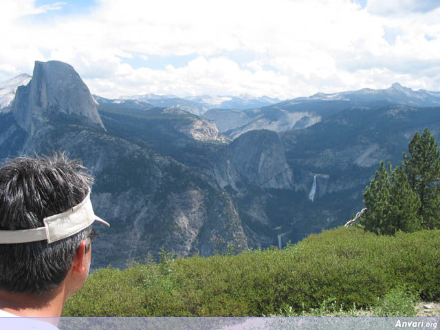 Glacier Point Mahmood Looking at the Falls - Glacier Point Mahmood Looking at the Falls 