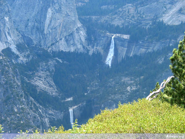 Glacier Point Nevada and Vernal Falls View - Glacier Point Nevada and Vernal Falls View 